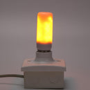 E27 7W LED Flame Effect Fire Light Bulb Flickering Emulation Decor Lamp Newly