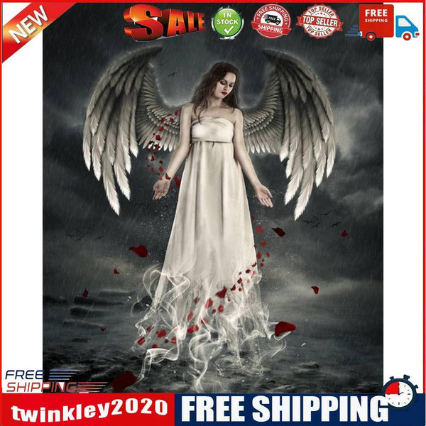 Angel Wings Oil Paint By Numbers Kits DIY Handpainted on Canvas Wall Art