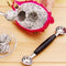 Kitchen Scoop Baller Ended Melon Double Ball Craft Maker Stainless Steel#