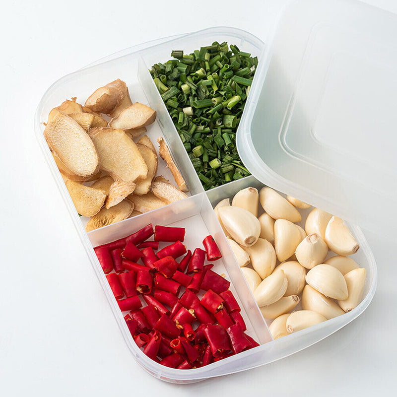 Kitchen Refrigerator Transparent Organizer Storage Box Compartment Containers
