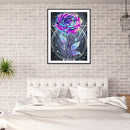5D Diamond Painting Star Rose Full Round Drill Rhinestone DIY Home Decorati