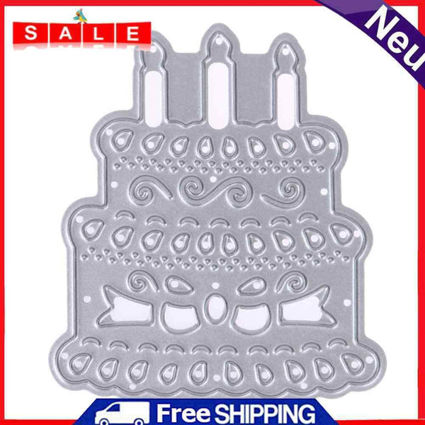 Candle Cake Dying Cuts Metal Punching Molds in Scrapbooking Embossing Folder