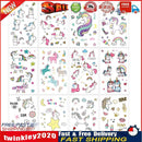 12pcs Cartoon Horse Waterproof Temporary Tattoo Stickers Children Body Art Newly