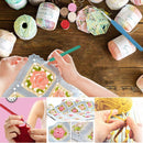 14pcs Aluminum Crochet Set Soft Handles Knitting Needles Kit Weaving Tools Newly