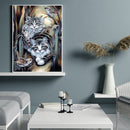 Diamond Painting Cat Full Round Drill Picture of Rhinestone DIY Drawing Kit
