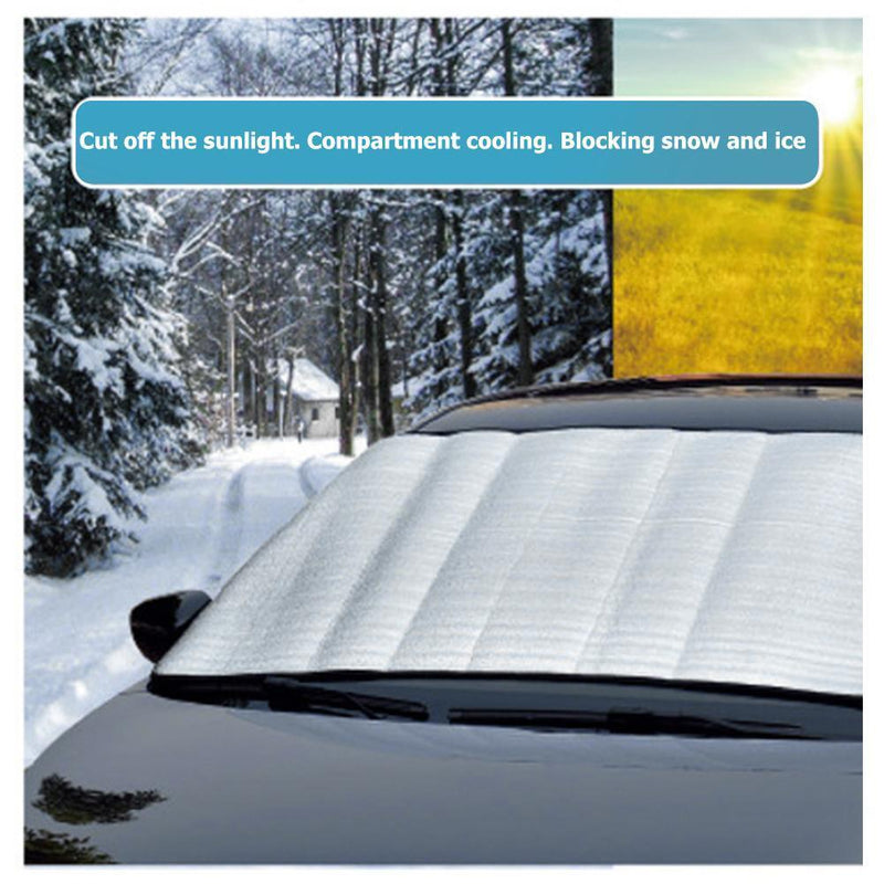 59x28 inch Winter Car Windshield Cover Auto Snow Ice Frost Shield Heat Sun Shade