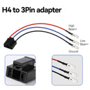 Car LED Headlight Lamp Bulb Socket Wiring Harness Female Head Connector for H4