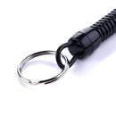 Retractable Spring Rope Camping Anti-lost Keychain Fishing Lanyard (Red) Newly