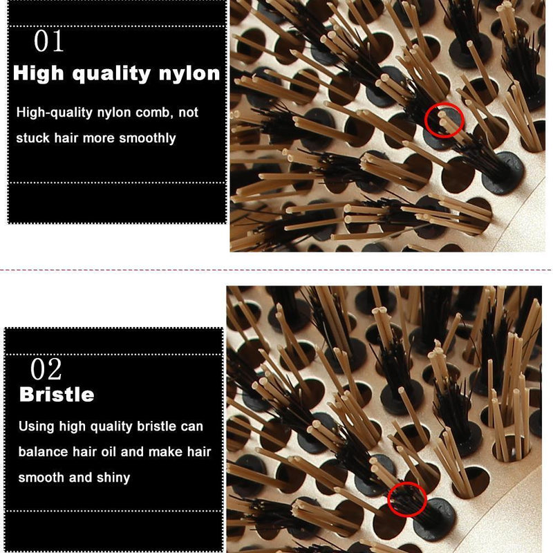 Magic Combs Round Comb Hair Brushes Hairstyling Drying Curling Salon Tool