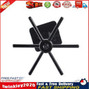 360 Rotatable Kitchen Hooks Organizer Wardrobe Home Hanger Racks (Black) Newly