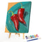 Oil Paint by Numbers Pepper Canvas Artwork Living Room Picture Decoration Kit