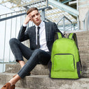 20L Men Women Backpack Folding Lightweight Trekking Travel Rucksack (Green)
