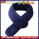 Electric Heated Scarf USB Intelligent Neck Warmer for Cycling Camping (Blue)