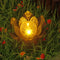 Solar Lawn Lamps Cracked Glass Ball Lotus Light Home Garden Decoration Lights