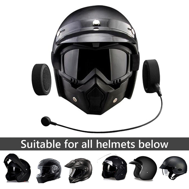 BT17 Motorcycle Helmet Bluetooth Wireless Headset Handsfree Earphones Headphones