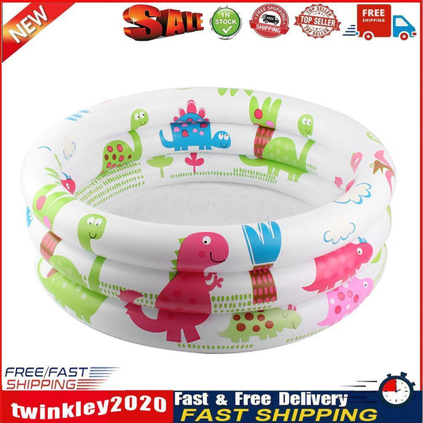 Baby Swimming Pool Ring PVC Inflatable Children Ocean Ball Pool (61cm) Newly