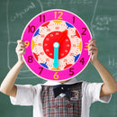 Children Montessori Wooden Clock Toys Early Preschool Teaching Aids for Child