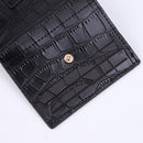 Women Wallets Fashion Alligator Pattern Short Card Holder Multi-slots Coin Pu