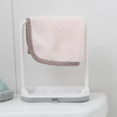 Kitchen Rag Sponge Storage Rack Dishcloth Drain Shelf Towel Hanger (Grey) Newly