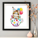DIY Mosaic Cat Animal Part Drill Special Shape Diamond Painting Kit (YX038)