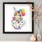DIY Mosaic Cat Animal Part Drill Special Shape Diamond Painting Kit (YX038)