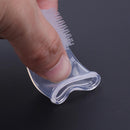 Baby Finger Toothbrush Children Teeth Massage Soft Silicone Brush(White) Newly