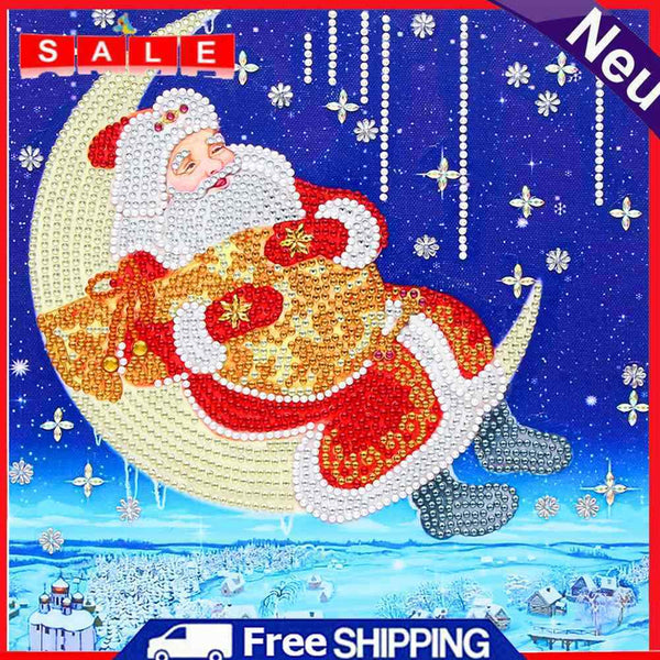 30x40cm 5D DIY Partial Special Shaped Drill Diamond Painting Santa for Ornament