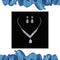 Zirconia Cubic Women Accessories Jewelry Sets Choker Rhinestone Costume Wedding
