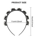 Twist Hairclips Rhinestone Hairstyle Double Bangs Double Layer Headbands