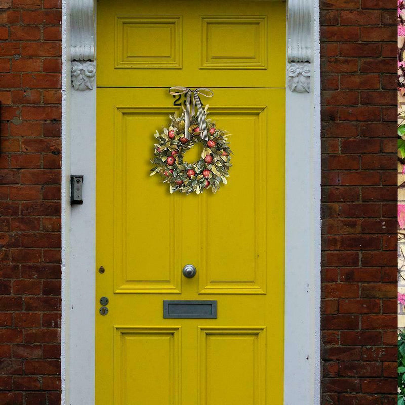 Autumn Wreath Pomegranate Wreath Indoor Outdoor Home Decors Window Wall Decors