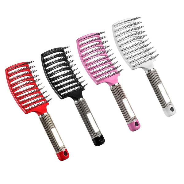 Wide tooth Hair Comb Hairdressing Styling Tools Anti-static Massager Brush