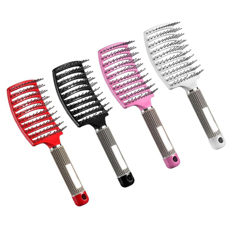Wide tooth Hair Comb Hairdressing Styling Tools Anti-static Massager Brush