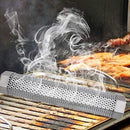 BBQ Wood Pellet Smoke Tube Grill Hot Cold Tuxedo Hexagonal Perforated Smoker