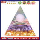 Healing Gem Stone Chakra Reiki Crystal Pyramid Amethyst Peridot Meditation Tools