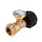 Propane Tank Gauge Gas Grill BBQ Pressure Meter Indicator Fuel Brass