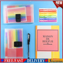 A6 Portable File Folder Storage Bag Document Binder Bill Receipt Organizer