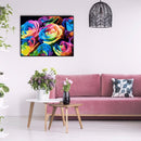 DIY Digital Oil Painting By Numbers Kits Colorful Art Flower Drawing Decoration