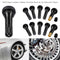 TR413 Snap-in Rubber Tubeless Tire Valve Stems for Car Motorcycle (25pcs)