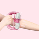 Dual Wheel Pain Relief Massage Tool Manual Body Roller Massager for Arm Leg Neck