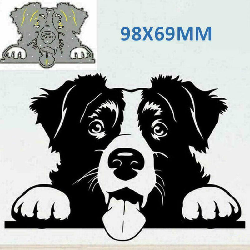 Dog Metal Cutting Dies Cutting Stencil DIY Scrapbooking Card E0E5 Paper Q4E4