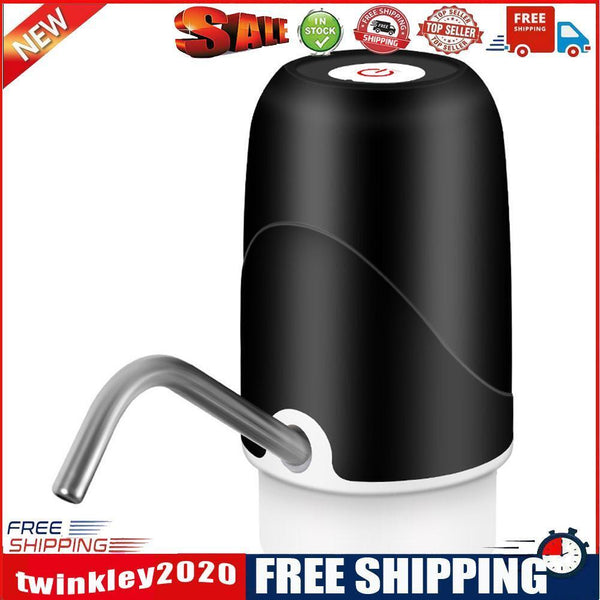 Water Bottle Pump Mini Barreled Water Electric Pump USB Water Dispenser (B)