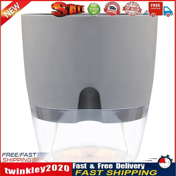 Watering Planter Self Watering Flower Pot Water Storage Basin (15.3cm) Newly