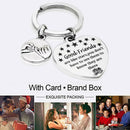 Steel Key Chain Keyring Heart Good Friend Message Giftes Friend Beast L4S5