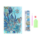 DIY Flower Special Shaped Diamond Painting 50 Pages A5 Sketchbook Journal Book