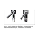 Air Oxygen Volume Control Valve Aquarium Fish Tank Stainless Steel Distribu