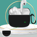 Silicone Case w/ Keychain for ZMI PurPods Pro Earbuds Charging Case (Black)