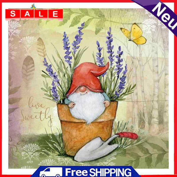 5D DIY Full Drill Round Shape Goblin Rhinestone Diamond Drawing Home Decoration