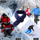 Electric Heated Scarf USB Intelligent Neck Warmer for Cycling Camping (Blue)