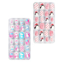 Halloween Nail Manicure Tips Self Adhesive Kids False Nails Full Cover Press On