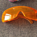 Motorcycle Cycling Sunglasses Windproof Eye Protection Goggles (Orange) Newly